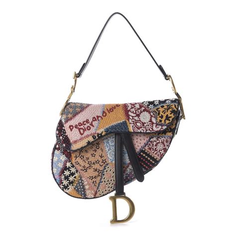 dior saddle bag embroidered|fashionphile Dior saddle bag.